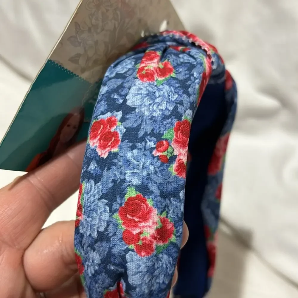 Pioneer woman floral headbands blue rose teal floral NWT perfect new condition